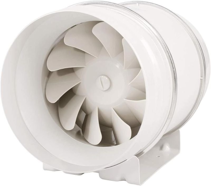 cRound Duct Fan Home Quiet Powerful Kitchen Ventilation Fan Exhaust Axial Flow Exhaust Fan