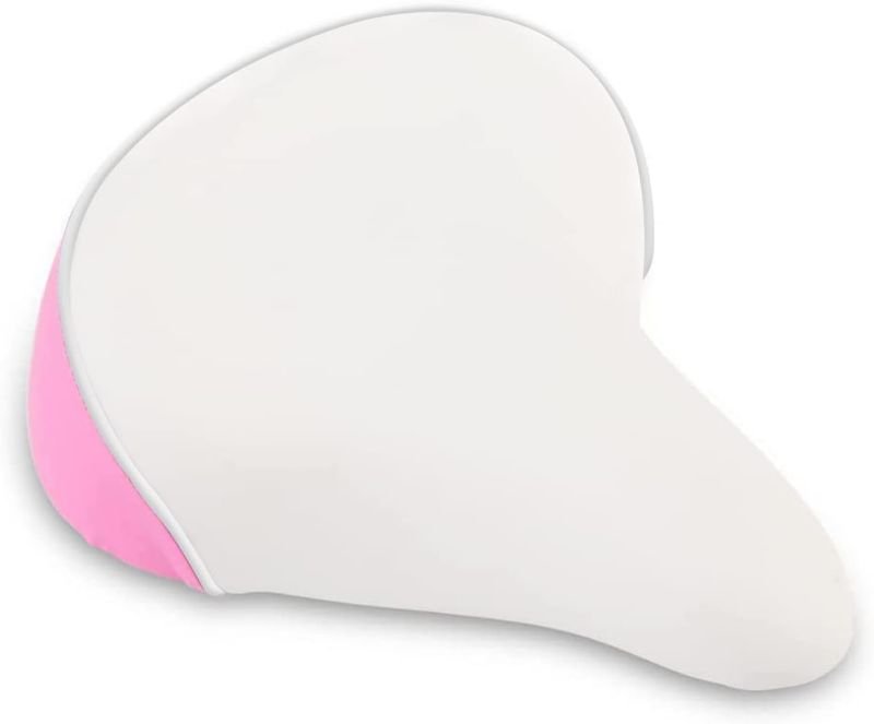 EIRONA Wide Kids Bike Seat for Girls Bike, Purple & Pink